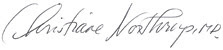 Dr. Northrup's Signature